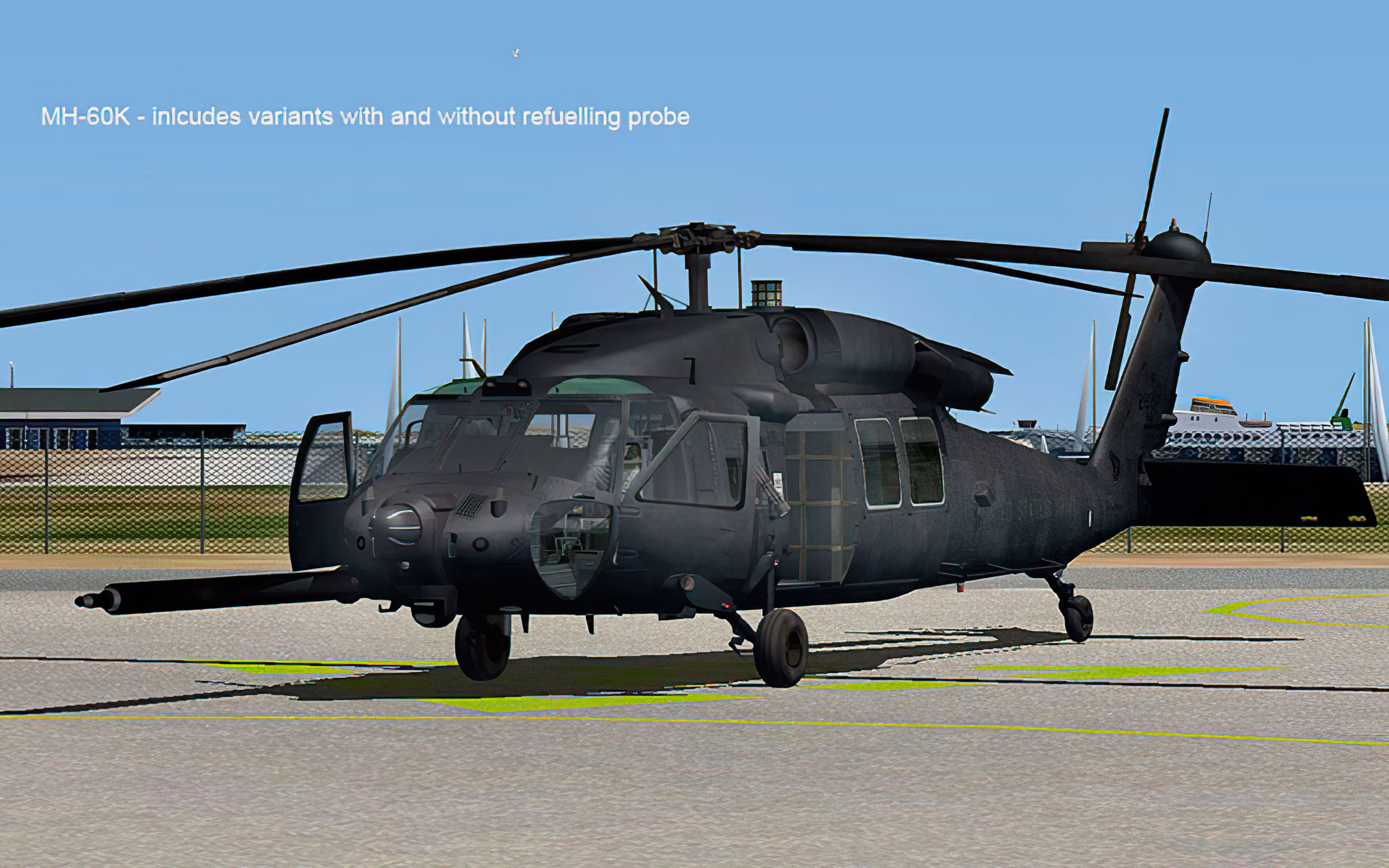 H 60. MH-60 Stealth Black Hawk.