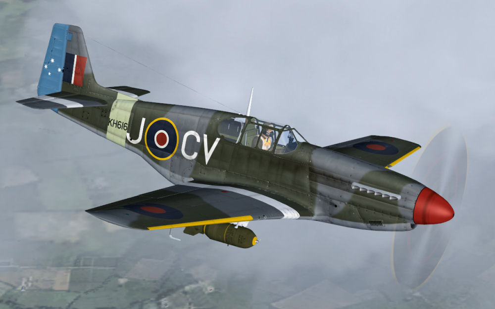 North American P-51 Mustang Fighter Leader II for FS2004 by Warbirdsim