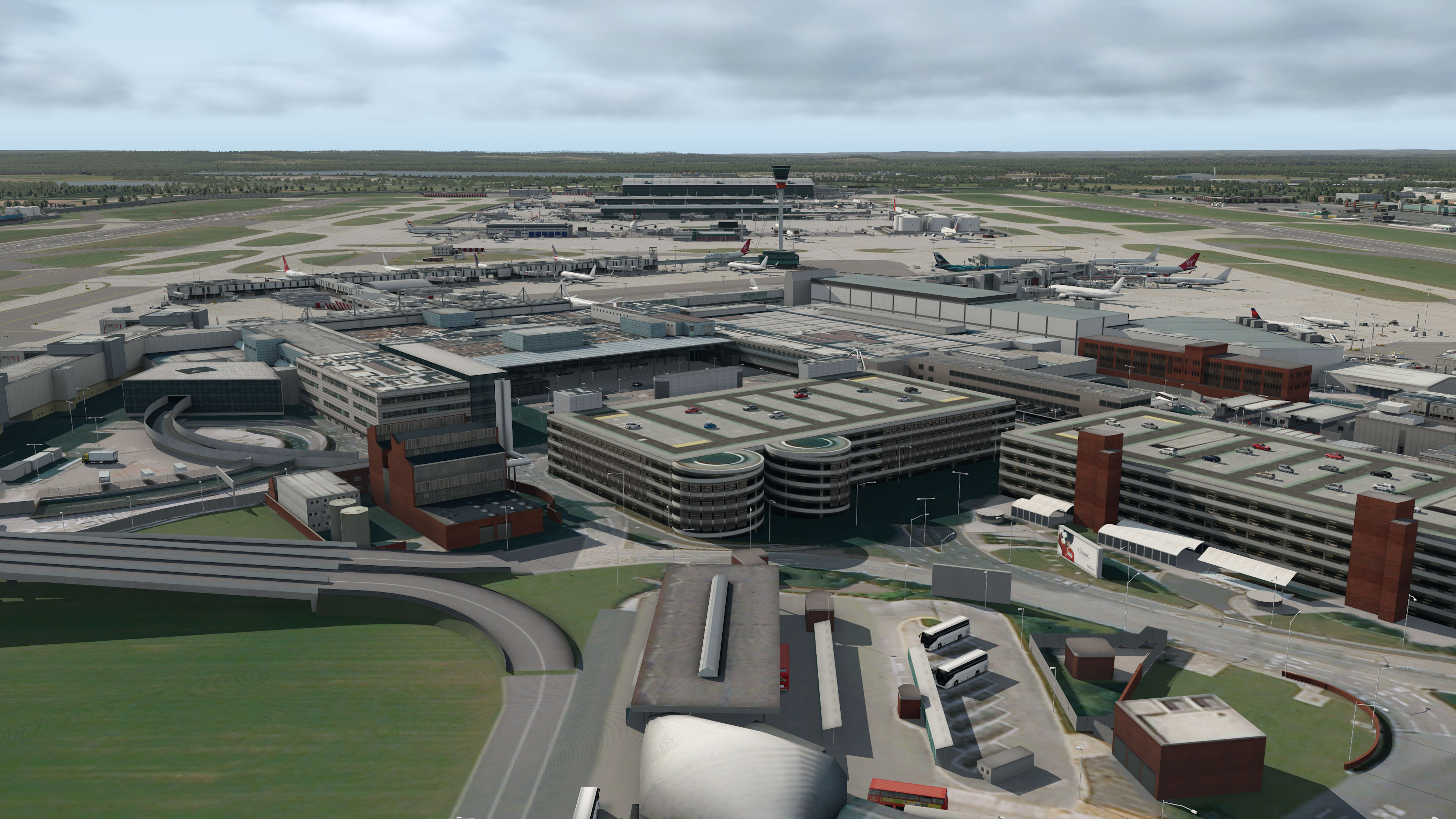 Airport London-Heathrow Scenery for X-Plane by Aerosoft